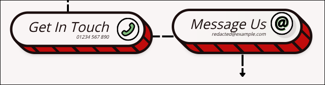 A couple of buttons with a cartoony 3D effect